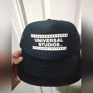 Universal Studios Black Trucker Hat